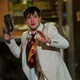 Josh Hutcherson in Future Man (Photo: Brandon Hickman)